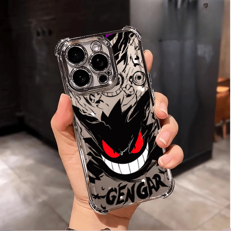Vỏ Gengar Cho Redmi 15C 15 Note 14 PRO 4G 5G 9 10 11 Pro 12S 11S 10S 9S 10 9A Anime Cool Pokemon Mạ Mềm Trong Suốt Chống Rơi
