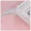 JRP Cưới Tóc Tiara Pha Lê Cô Dâu Tiara Vương Miện Màu Bạc Diadem Veil Tiaras Cưới Phụ Kiện Tóc Mũ Đội Đầu Trang Sức JRP