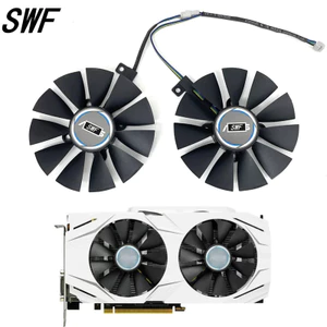 I-New 87MM PLD09210S12HH GTX1060 GTX1070 FDC10U12S9-C Quạt Làm Mát Cho ASUS GTX 1060 1070 RX 480 Card Đồ Họa T129215Quạt làm mát SU- *
