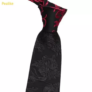 Cà vạt lụa dệt bằng vải Polyester giống như hạt đậu dành cho nam giới Trang phục công sở và buổi tối Cà vạt