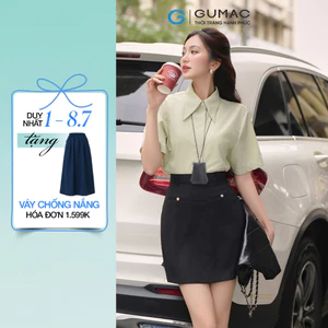 Quần váy nữ GUMAC kiểu lệch lai VF01047