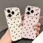 Ốp Điện Thoại Di Động Trái Tim Tình Yêu Màu Đen Cho Xiaomi Redmi Note 15 14 13 Pro Plus 5G 11 12 4G Redmi 15 15C 15A 12C 14C 12C A5 Ốp Lưng 3D Hình Trái Tim Màu Kẹo Mềm Bóng