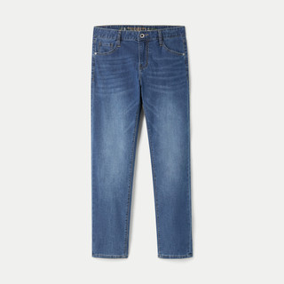 [HỎA TỐC 4H] Quần Jeans Nam HLA Xanh Denim - Chất Cotton Co Giãn, Tôn Dáng, Trẻ Trung, Sử Dụng Được Nhiều Dịp