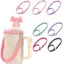 Bộ Phụ Kiện Tumbler Không Chứa BPA Có Dây Đeo Tay Nắp Ống Hút Nơ Phù Hợp Với Ống Hút 10 Mm Dùng Cho Thể Thao Ngoài Trời Sử Dụng Hàng Ngày [VN]