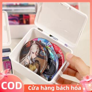 Hộp Bảo Quản Trong Suốt Hàn Quốc Hộp Mù Thẻ Photocard Hộp Bảo Quản Thẻ Ảnh Tổ Chức Phân Loại Hộp Lật COD
