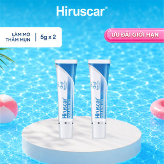 Bộ 2 Gel làm mờ sẹo mụn và thâm mụn Hiruscar Post Acne 5g