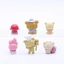 HT3 6 Chiếc Rilakkuma Sanrio My Melody Chef Hat Dâu Chủ Đề Sưu Tập Nhân Vật Hành Động Dễ Thương Bánh Topper TH3