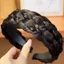 Hàng mới về❤❤❤ Băng Đô Mở Rộng Nữ Chống Trơn Trượt Rộng Vành Mô Phỏng Tóc Xoắn Xương Cá Bím Tóc Cao Vành Băng Đô Kẹp Tóc Inf