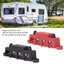 Belleshopp Belleshopp 2 Chiếc M8 250A Vít Nhà Ga Bus Thanh Khối Phân Phối Điện ABS Hợp Kim Kẽm DC 48V 4 Ô Tô