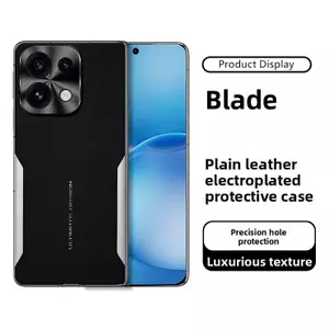 Ốp YJD Cho OPPO Reno16 Pro Khung Mạ Điện Da Cao Cấp Bảo Vệ Cạnh Mềm Vỏ Điện Thoại Chống Rơi