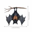 QEARY Bát Tấm Trang Trí, Sắt Phong Cách Gothic Trang Trí Bát Halloween, Chủ Đề Halloween 2D Mô Phỏng Phẳng Động Vật Treo Đồ Trang Trí Trang Trí Sân Vườn Trang Trí Sân