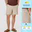 Quần shorts nam YODY quần đùi vải đũi cạp chun phối dây dệt sườn MCJT26S002