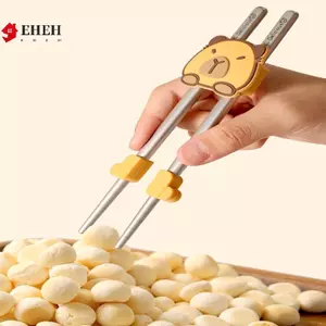 Chopsti Người Trợ Giúp Cho Bé Silicone Chopstis Huấn Luyện Người Trợ Giúp Capybara Kết Nối Huấn Luyện Có Thể Giặt Cho Người Mới Bắt Đầu Ăn Tại Nhà Trẻ Em VN