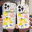 Ốp lưng tương thích cho iPhone 17 Air 16 15 14 13 12 11 Pro X XR XS Max SE 2020 6 7 8 Plus Kem gợn sóng viền cong Họa tiết thiết kế sáng tạo NYKB226