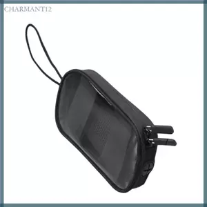 Char Nâng cấp Giá đỡ điện thoại tay lái xe máy bằng da PU có dấu chống nước Điều khiển cảm ứng trực tiếp để chống mưa