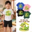 Áo thun trẻ em học sinh tiểu học hình khủng long mềm mại Size 90-150