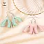 Bông tai thời trang mới Clitoris dành cho nữ Bông tai thả đầy màu sắc tối giản Quà tặng trang sức [Mina]