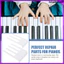 2 Chiếc Đàn Piano Phụ Kiện Keytops Thay Thế Sửa Chữa Cho Bàn Phím Phím Ngắn Topper