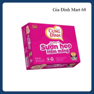 THÙNG 30 GÓI MÌ TÔM CUNG ĐÌNH ĐỦ VỊ 80G – MÌ KHOAI TÂY CAO CẤP, SỢI DAI NGON, NƯỚC SÚP ĐẬM ĐÀ
