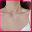 JASMINE Thời Trang Đơn Giản Hai Lớp Ngôi Sao Mặt Trăng Mặt Dây Chuyền Nelace Ánh Sáng Sang Trọng Kẻ Sọc Kim Cương Xương Đòn Dây Xích Dành Cho Nữ Trang Sức Thời Trang JASMINE