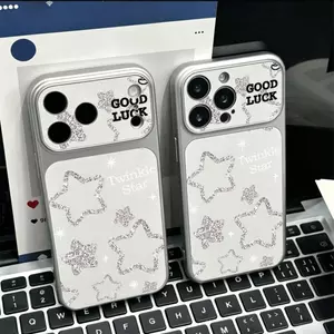 Ngôi sao sọc bạc Mới áp dụng iPhone17pro trường hợp điện ti sao sọcoại 161514p chống rơi
