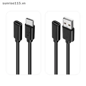 Cáp SSVN USB Type C USB A sang Type-C Cáp Nối Dài Nữ Truyền Dữ Liệu USB C SSD Cáp Đĩa Cứng QC Sạc Nhanh Cho Laptop PC.
