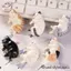 HFTOY 6 Chiếc Kawaii Nhựa Mini Mèo Ngủ Nhân Vật Mini Những Điều Thu Nhỏ Tượng Nhà Búp Bê Phòng Trang Trí Nhà Vật Dụng Phụ Kiện Bàn Làm Việc ~