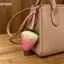 HFSHY Dễ Thương Dâu 3D Nhựa Móc Khóa Túi Charm Mặt Dây Chuyền, Nhẹ Đáng Yêu Vật Trang Trí Cho Điện Thoại Dây Túi Xách Trẻ Em Quà Tặng VN