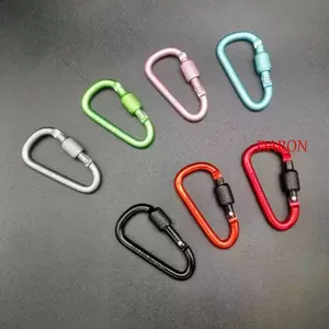 DARON D Loại Carabiner, Điện di hình chữ D Phát hành nhanh Carabiner, Khóa leo núi Bảo vệ Hợp kim nhôm đa chức năng Khóa thể thao ngoài trời Leo núi