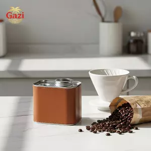 Bình đựng hạt cà phê kín có thể nhìn thấy Nắp kín khí trong suốt Hộp đựng an toàn thực phẩm để cắm trại tại nhà, cắm trại, văn phòng, lưu trữ cà phê [VN]