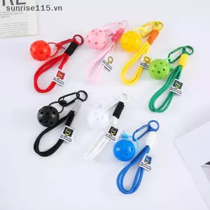 SRVN Pileball Bag Tag Móc khóa Mặt dây chuyền Piball di động cho bữa tiệc Túi xách ngày sinh nhật Quà tặng sinh nhật Phụ kiện móc khóa ô tô.