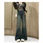 Quần Jean Cao Cấp loe Mỹ Retro Rửa Quần Denim Nữ Đau Khổ