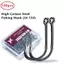 Ziyulinyuk 1 Hộp Thép Carbon Cao Vòng Tròn Móc Câu Cá Nước Ngọt Fishhook Lỗ Cá Chép Mạnh Câu Chuyện Cá Chất Lượng Cao VN