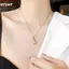 HFSHY Thời Trang Phong Cách Hoa Vàng Nelace Sang Trọng Cổ Điển Mặc Hàng Ngày Đảng Xương Đòn Dây Xích Nelaces Cho Nữ Trang Sức VN