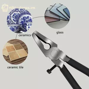 GE 6 / 8 Inch Mô Hình Kẹp Kìm Dụng Cụ Mô Hình Gạch Có Thể Điều Chỉnh Nippers Cắt Kính Gốm Sứ Cắt Thực Tế Kìm Thủy Tinh DIY Tool VN