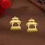 Đèn Lồng Di Động Pavilion Cổ DIY Mũ Phụ Kiện Đèn Lồng Nhỏ Phụ Kiện Kim Loại Hình Rắn Kẹp Tóc Đèn Lồng