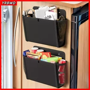 Túi lưu trữ RV YRBWD, Dụng cụ sắp xếp cửa công suất lớn màu đen, Tiết kiệm không gian Túi bên nhiều ngăn treo tường Túi lưới tổ chức văn phòng tại nhà Sử dụng tổ chức RV