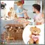 24 Miếng Chủ Đề Phương Tây May Mắn Móng Ngựa Trang Trí Và Mini Mũ Cao Bồi Thủ Công Thu Nhỏ Giày Ngựa Bộ Quà Tặng Đám Cưới