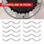 1 Bộ Trampoline W Móc Trampoline Thanh Sắt Dây Kết Nối Móc Nhà Nhảy Giường W Móc Trampoline Phụ Kiện