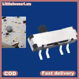 Littleloves1 10 Cái 4 Pin Công Tắc Trượt Mini Bật Tắt 3 Vị Trí Micro Trượt Chuyển Đổi Công Tắc Thu Nhỏ Ngang Trượt Công Tắc VN