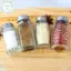 Bình gia vị thủy tinh PUSKY có nắp Bộ chai muối và tiêu 2 chiếc Hộp đựng gia vị mặt bàn nhà bếp để nấu ăn tại nhà VN