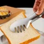 {WELV}Stainless Steel Tongs 304 Stainless Steel Ergonomic Handle Design Easy To Clean