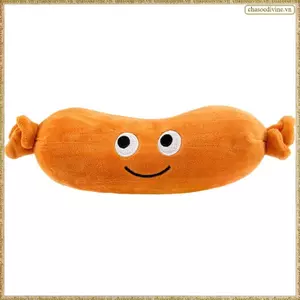 1 Đồ Chơi Xúc Xích Sang Trọng Nhồi Bông 20CM Mini Thực Phẩm Nhồi Bông Sang Trọng Búp Bê Gối Quà Tặng Sang Trọng Mới