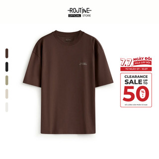 Áo Thun Tay Ngắn Nam Hình In  Form Boxy - Routine 10F25TSS029