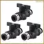 Van kết nối đẩy 8mm Van điều khiển không khí 8mm Van kết nối nhanh Phụ kiện ống van 9 gói