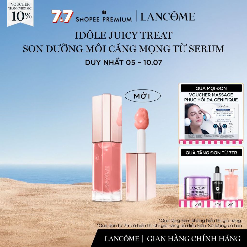 Son Dưỡng Môi Căng Mọng Từ Serum Lancome Idole Juicytreat
