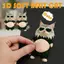 XUAN Cat 3D Bụng Stiers Silicon Mềm Cho Vỏ Điện Thoại Trang Trí Xe Hơi Trẻ Em Sinh Nhật Ủng Hộ Lễ Hội Tiếp Liệu Phụ Kiện VN