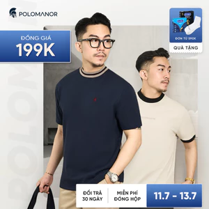Áo thun, Áo polo nam, chất liệu cotton Interlock, thanh lịch, thoải mái - POLOMANOR