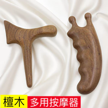 Gỗ Đàn Hương Vàng Tam Giác Chim Máy Mát Xa Chân Ba Đầu Trị Liệu Chân Châm Cứu Dính Gỗ Điểm Châm Cứu Cạo Chân Bấm Dụng Cụ HY