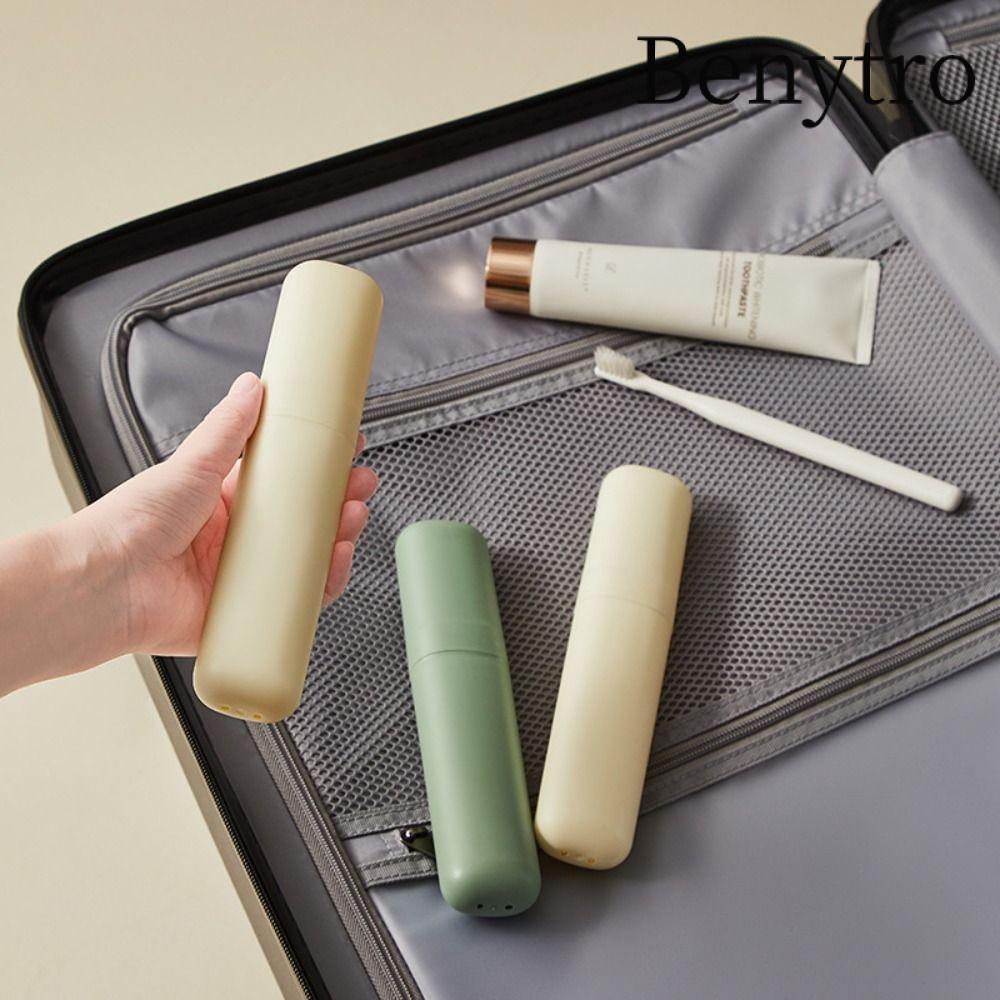 Benytro Hộp đựng bàn chải đánh răng BENYTO, Vỏ bảo vệ Bàn chải đánh đa chức năng, Du lịch cắm trại Drainwater Kính đánh răng chống bụi